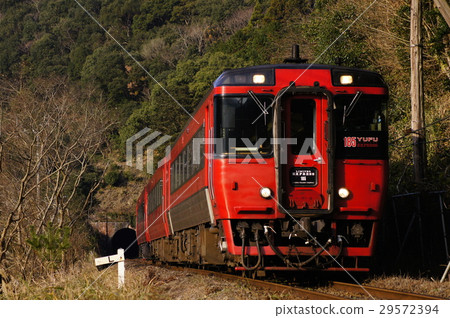 [Kiha系列185九州橫向特快列車]久鬆線Ha坂本 29572394