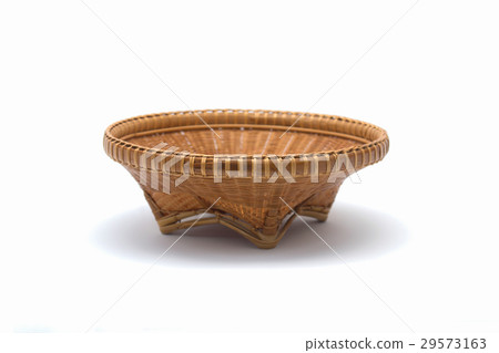 Basket weave isolated on white background 29573163