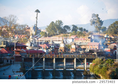 Hindu cremation in Nepal at Pashupatina Hindu cremation in Nepal at Pashupatina 29573403