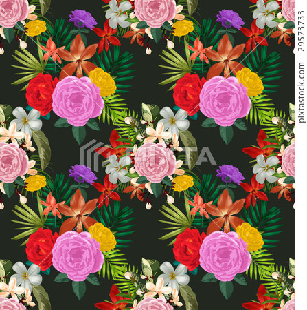floral seamless pattern 29573733
