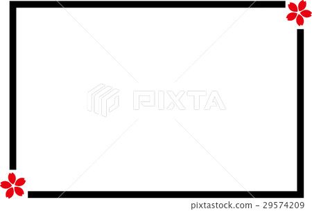 Cherry red black frame Cherry red black frame 29574209