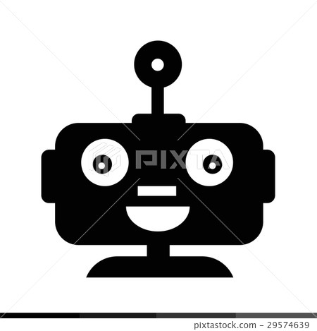Robot emotion icon illustration design 29574639
