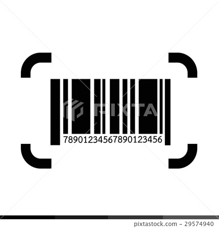 Barcode icon illustration design 29574940