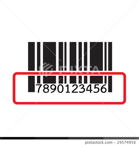 Barcode icon illustration design 29574958