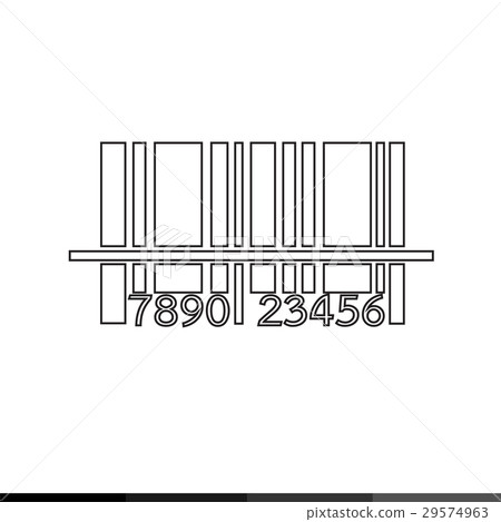 Barcode icon illustration design 29574963