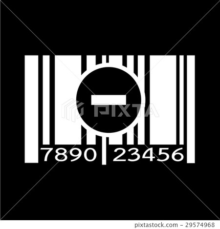 Barcode icon illustration design 29574968