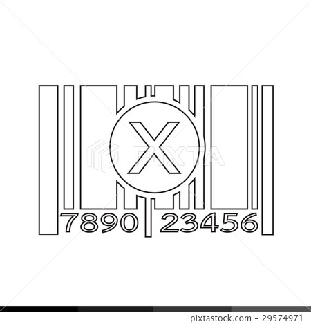 Barcode icon illustration design 29574971