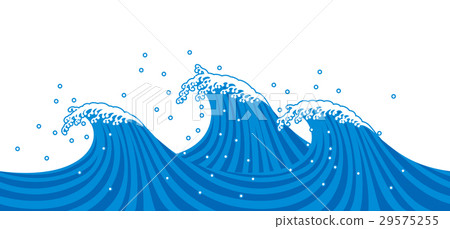 Blue wave Japanese style Blue wave Japanese style 29575255