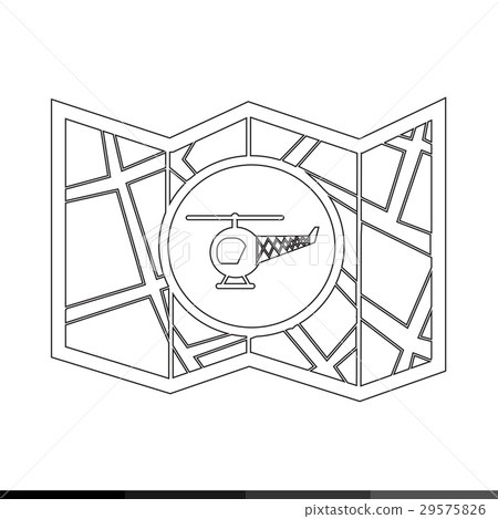 Map icon illustration design Map icon illustration design 29575826