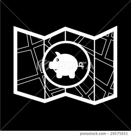 Map icon illustration design 29575831