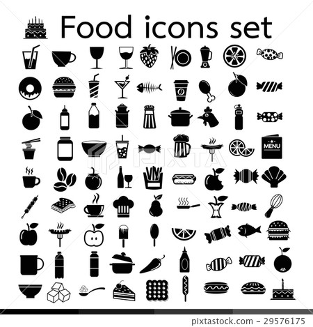 Food icon illustration design Food icon illustration design 29576175