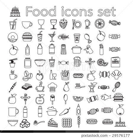 Food icon illustration design Food icon illustration design 29576177