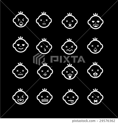 Baby icon illustration design Baby icon illustration design 29576362
