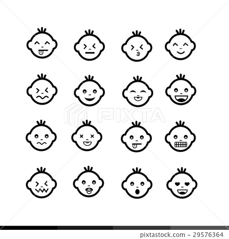 Baby icon illustration design Baby icon illustration design 29576364
