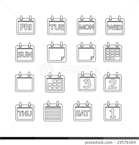 calendar icon illustration design calendar icon illustration design 29576369