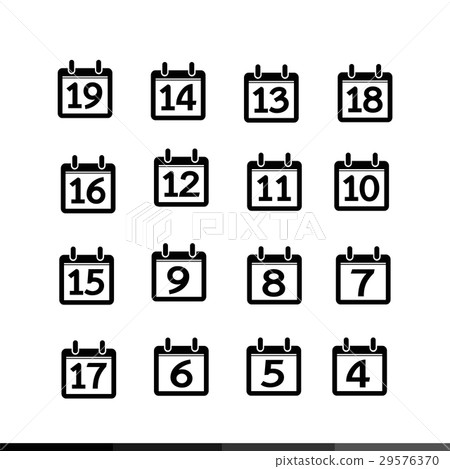calendar icon illustration design calendar icon illustration design 29576370