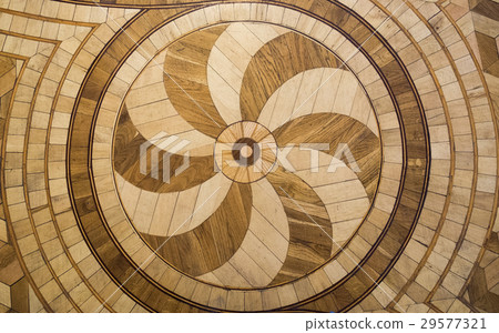 Old classic russian hardwood floor 29577321