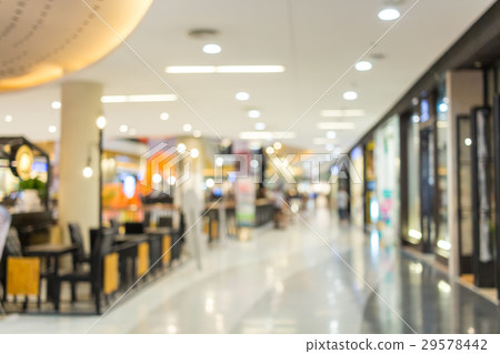 bokeh light background in Department store. 29578442