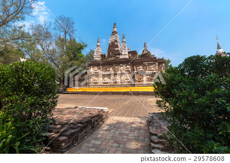 Wat Chet Yot, seven pagoda temple in Chiang Mai Wat Chet Yot, seven pagoda temple in Chiang Mai 29578608
