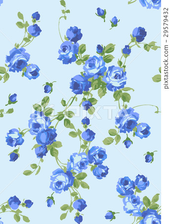Seamless pattern of roses - Stock Illustration [29579432] - PIXTA