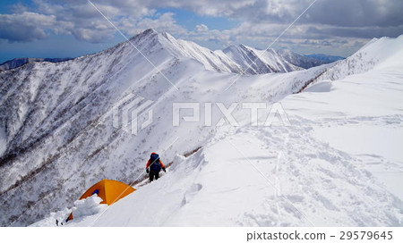 日高山脊線的景色 住在日高山山脊線的帳篷裡 29579645