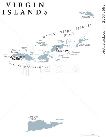 Virgin Islands political map 29579663