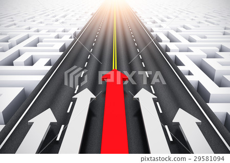 Success and leadership concept 29581094