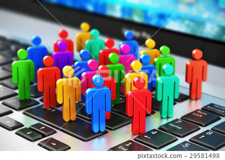 Social media marketing business concept - Stock Illustration [29581498 ...