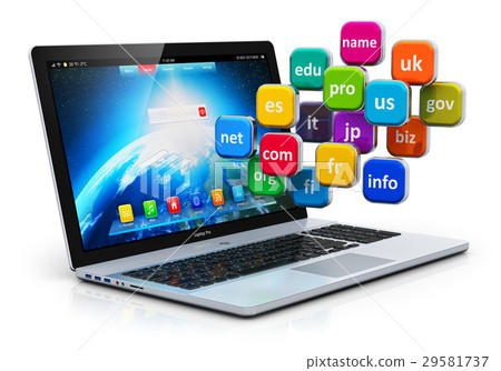 Internet and domain names concept 29581737