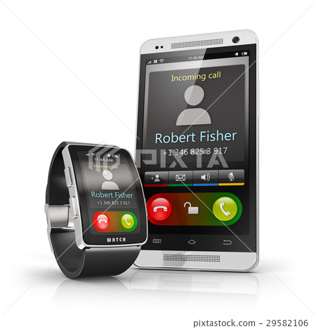 Smartphone and smart watch 29582106