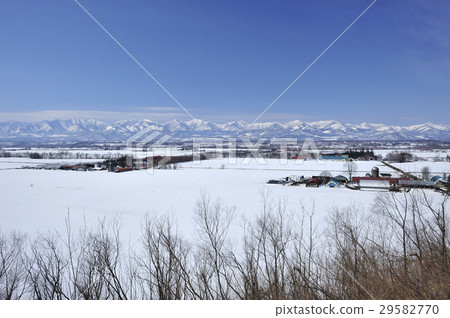 Winter's Tokachi plain Winter's Tokachi plain 29582770