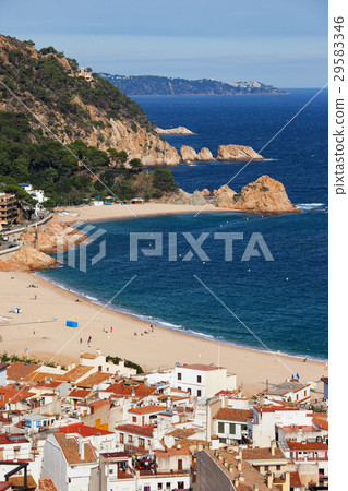 Tossa de Mar on Costa Brava in Spain 29583346