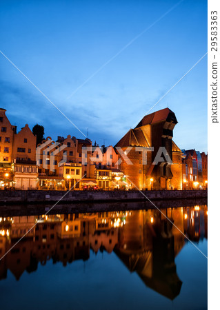 Old Town of Gdansk at Night Old Town of Gdansk at Night 29583363