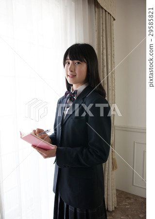 Junior High School Girls Uniforms Window Diary 29585821