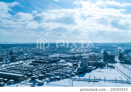 Hokkaido snow scene 29585935