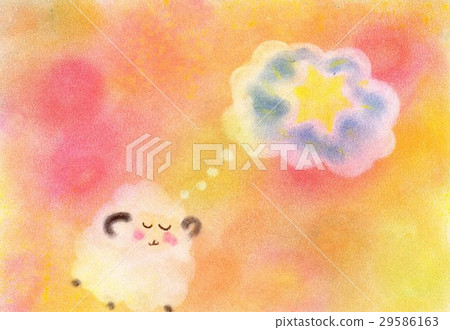 綿羊的冒險：粉彩畫 29586163