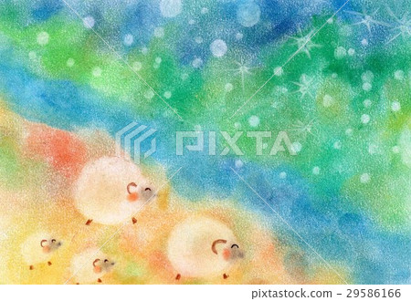 綿羊的冒險:粉彩畫 綿羊的冒險:粉彩畫 29586166