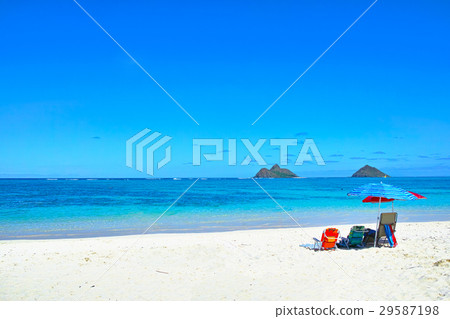 夏威夷Lanikai海灘 夏威夷Lanikai海灘 29587198