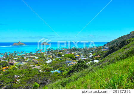 Landscape of Hawaii Lanikai Beach 29587251