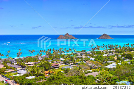 Landscape of Hawaii Lanikai Beach Landscape of Hawaii Lanikai Beach 29587252