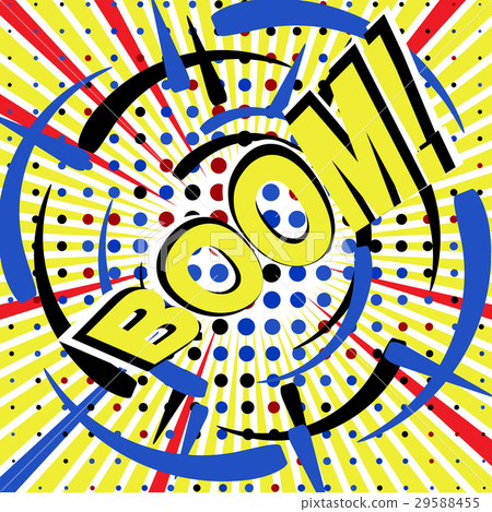 Boom wording sound effect for comic background Boom wording sound effect for comic background 29588455