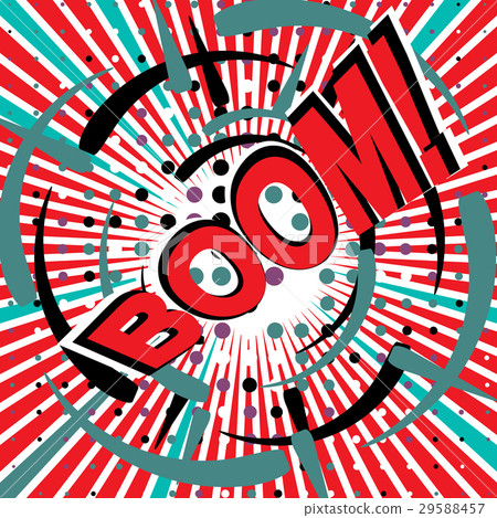 Boom wording sound effect for comic background Boom wording sound effect for comic background 29588457