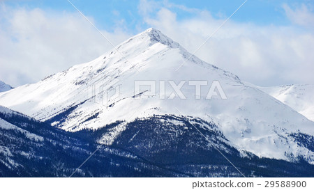 mountain covered with snow in National Park mountain covered with snow in National Park 29588900