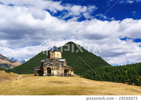 Old church of Holy Trinity in Shenako village.  29588973