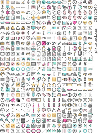 486 Web Application Icons 29592549