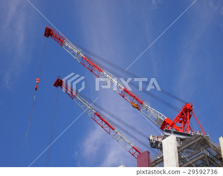 施工現場起重機 29592736