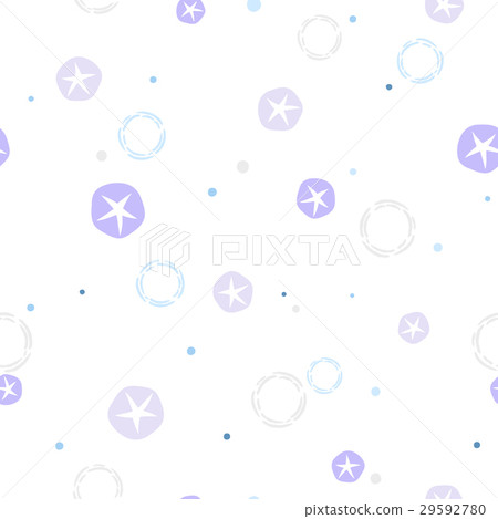 Vector seamless morning glory flower pattern. Vector seamless morning glory flower pattern. 29592780