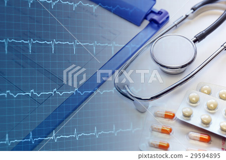 Medical image electrocardiogram Medical image electrocardiogram 29594895