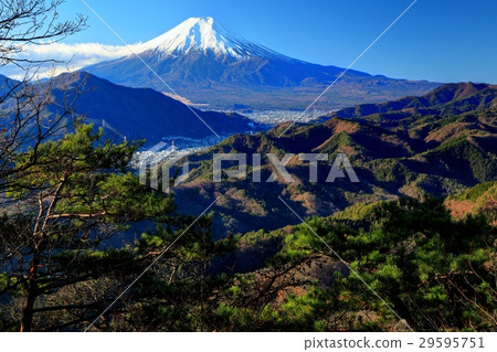 Takagawayama - Mt. Fuji seen from near Mt. Haneko 29595751