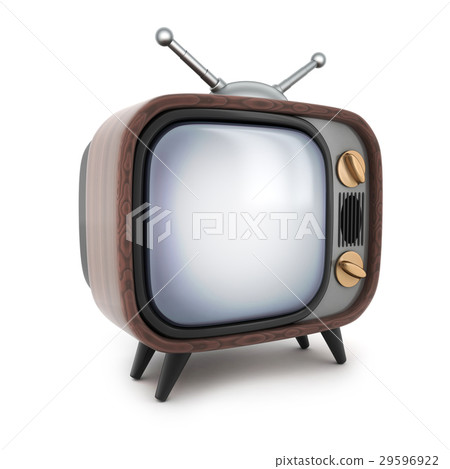 Old wooden TV 29596922
